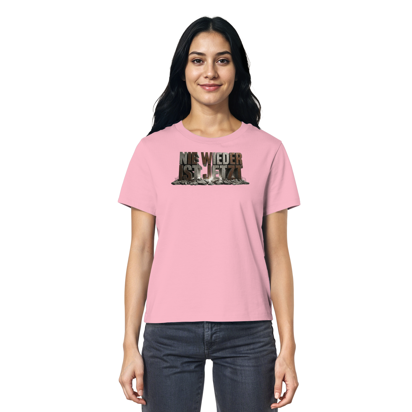 Nie wieder ist jetzt  - Demokratie  - Ladies Organic Shirt
