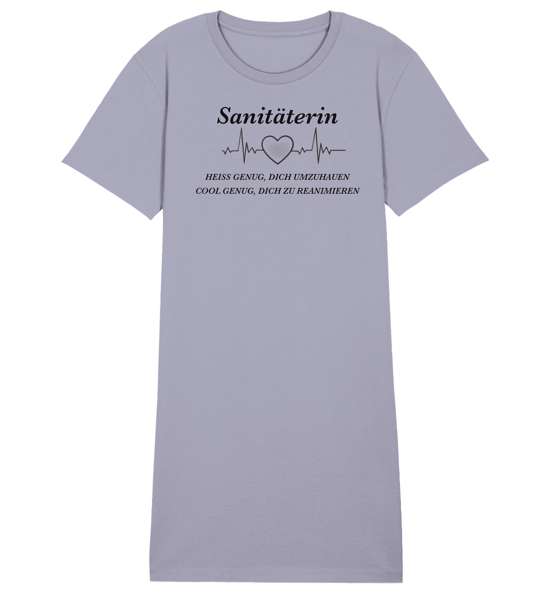 Sanitäterin - heiß und cool - Ladies Organic Shirt Dress