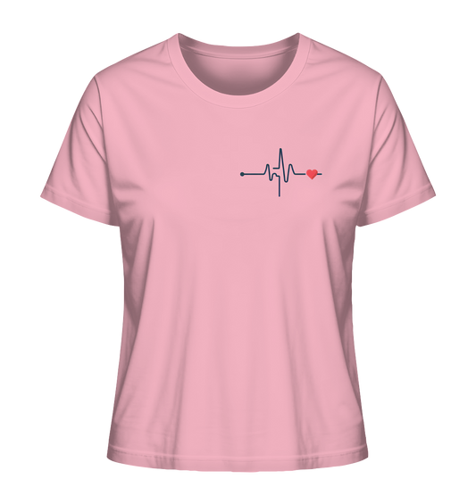 Pulsschlag für die Liebsten - Ladies Organic Shirt