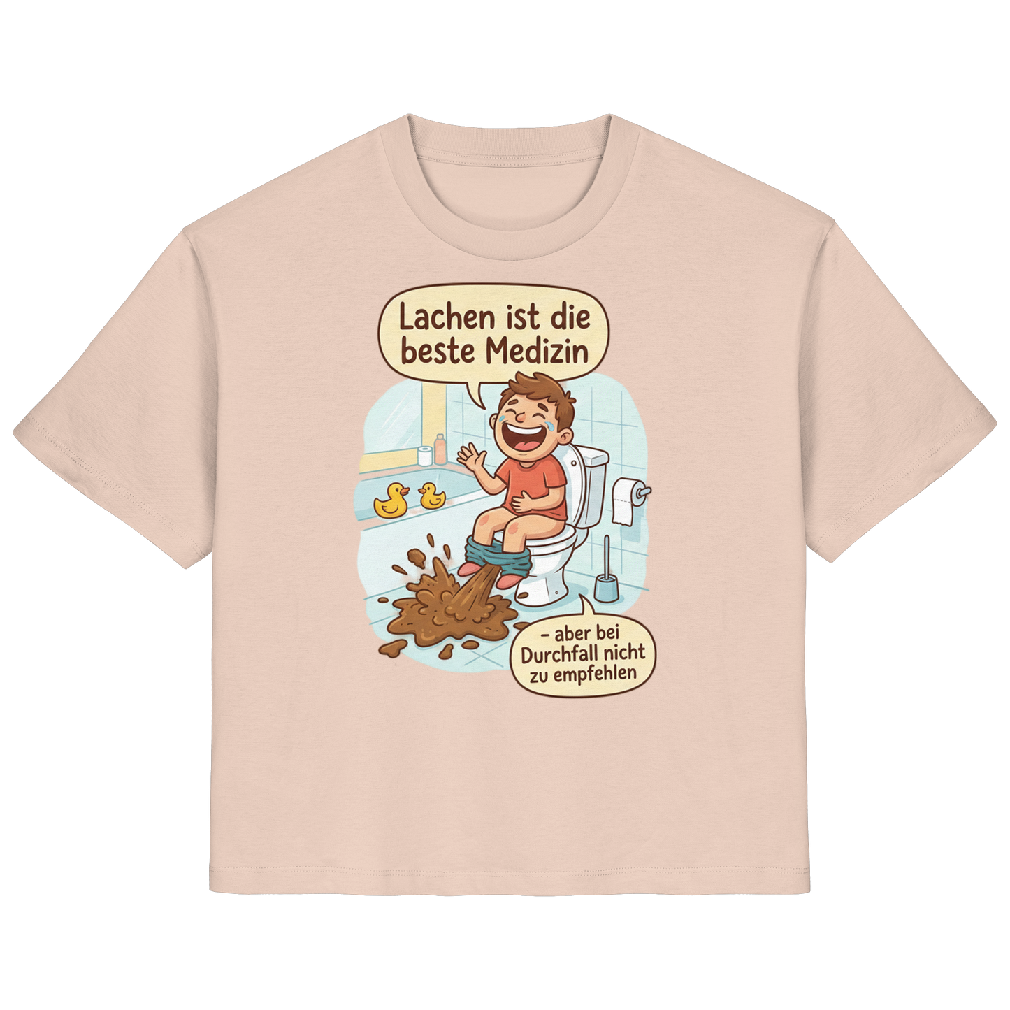 Lachen ist die beste Medizin - Medizinhumor - Ladies Organic Shirt