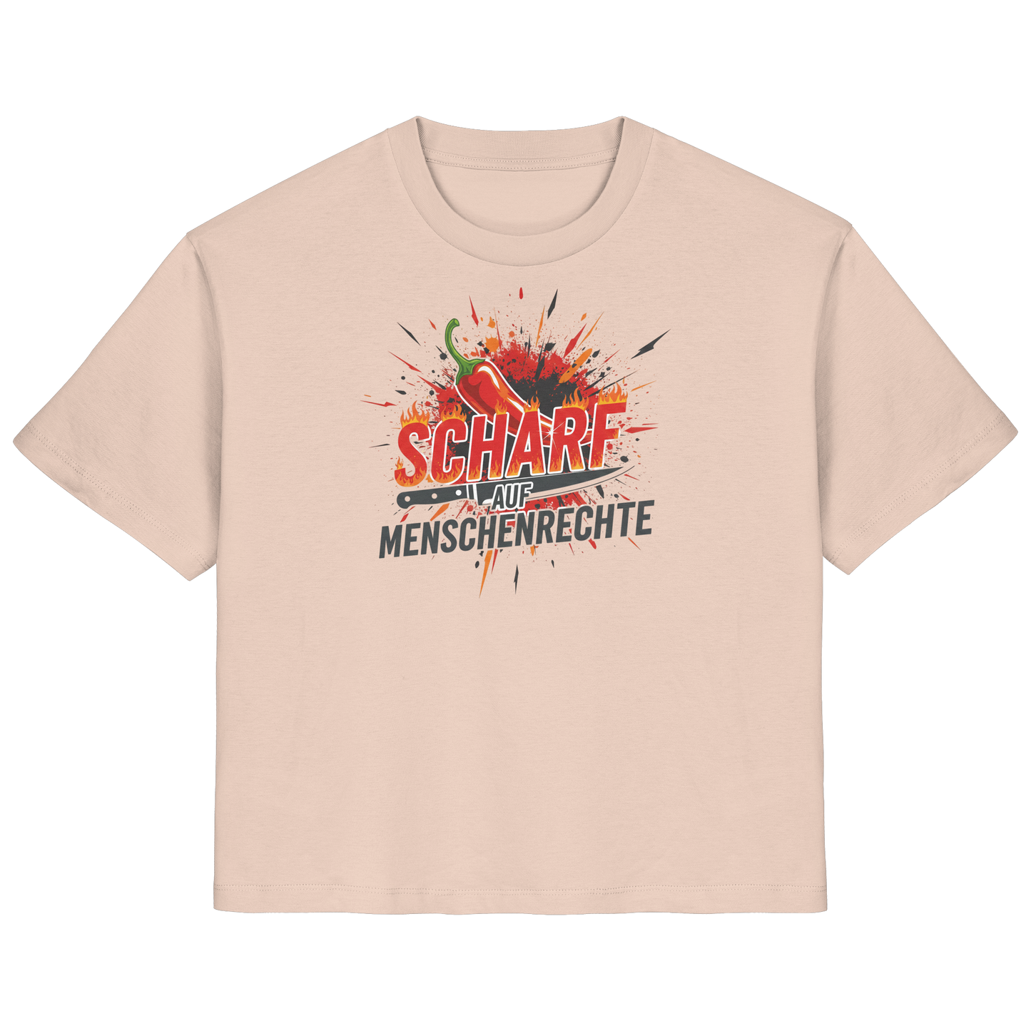 Scharf auf Menschenrechte - Demokratie - Ladies Organic Shirt