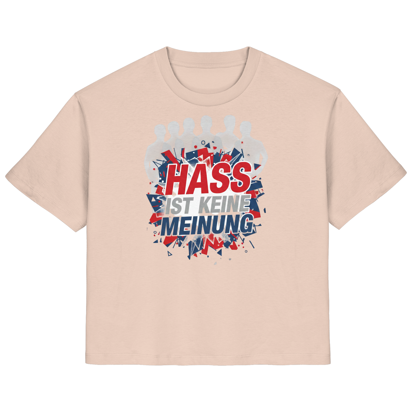 Hass ist keine Meinung  - Demokratie - Ladies Organic Shirt