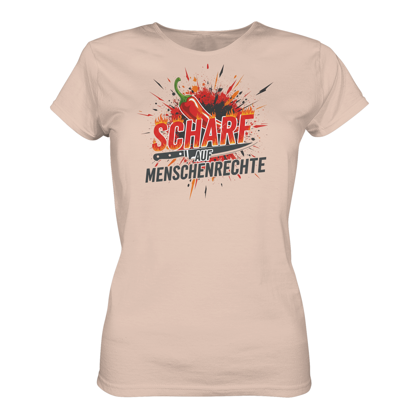 Scharf auf Menschenrechte - Demokratie - Ladies Organic Shirt