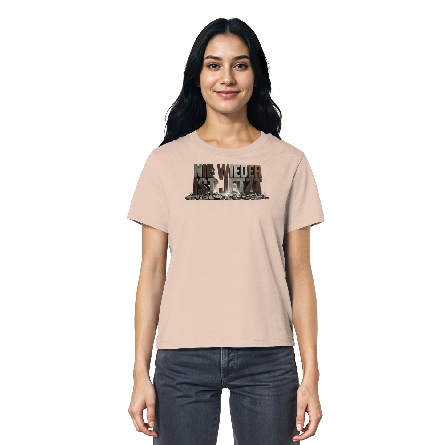 Nie wieder ist jetzt  - Demokratie  - Ladies Organic Shirt