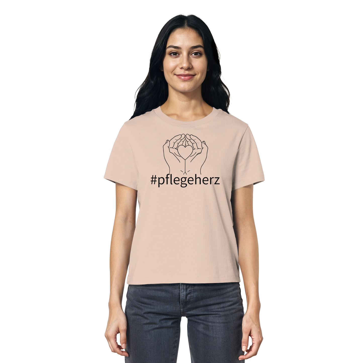 #pflegeherz - Pflegekraft - Ladies Organic Shirt