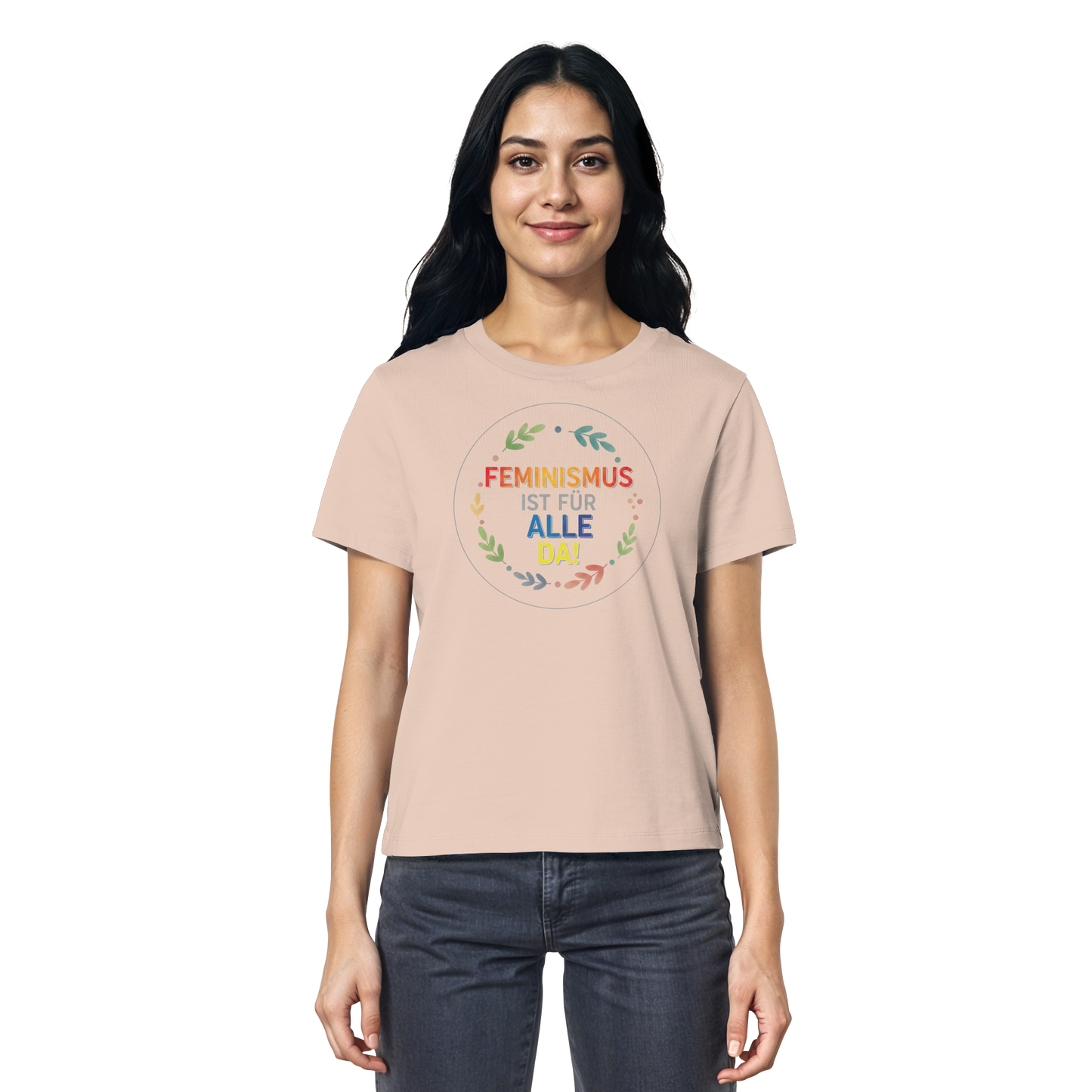 Feminismus ist für alle da - Ladies Organic Shirt