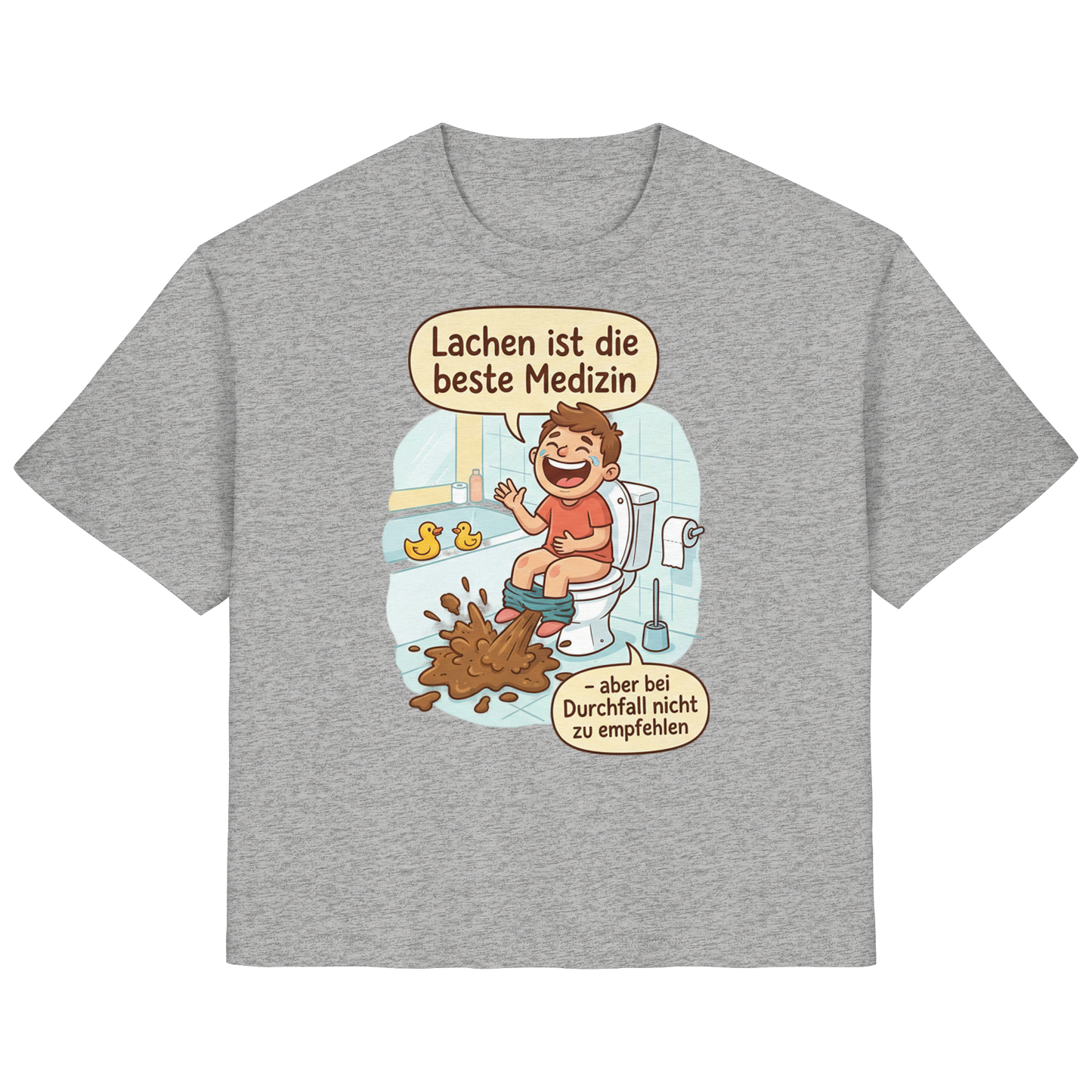 Lachen ist die beste Medizin - Medizinhumor - Ladies Organic Shirt