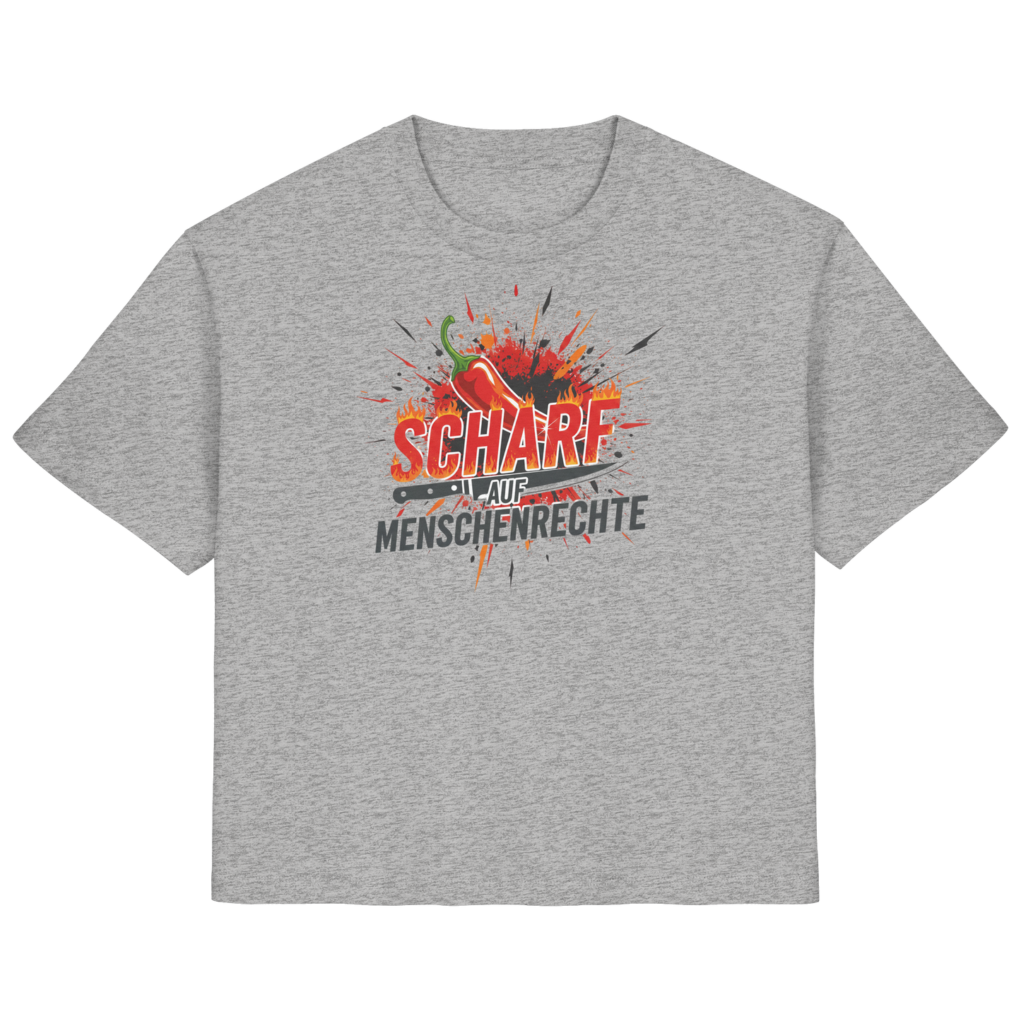 Scharf auf Menschenrechte - Demokratie - Ladies Organic Shirt