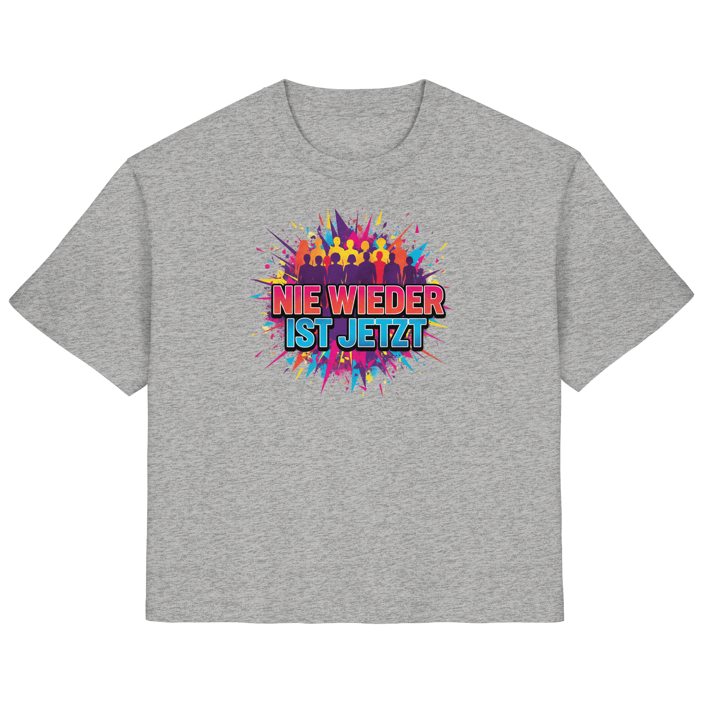 Nie wieder ist jetzt  (bunt) - Demokratie  - Ladies Organic Shirt