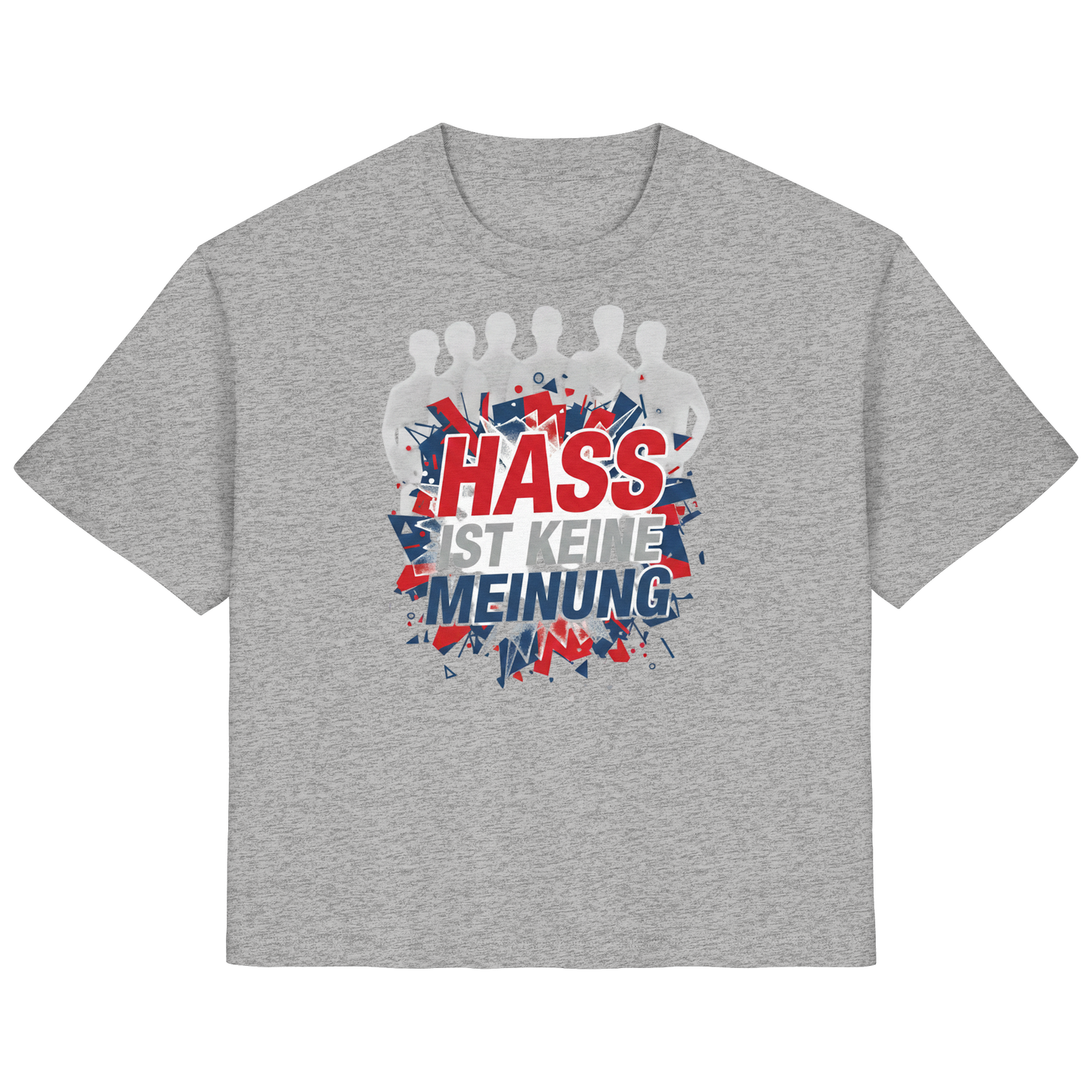 Hass ist keine Meinung  - Demokratie - Ladies Organic Shirt