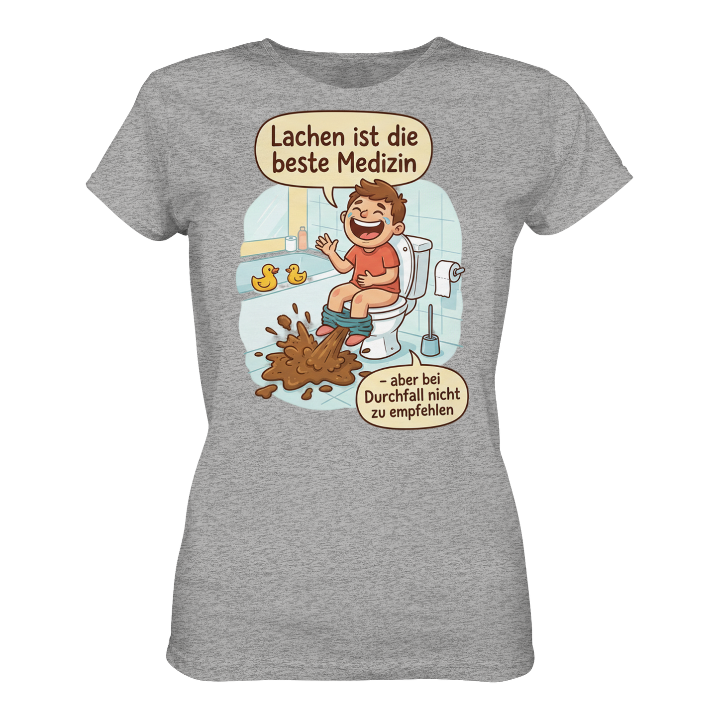 Lachen ist die beste Medizin - Medizinhumor - Ladies Organic Shirt