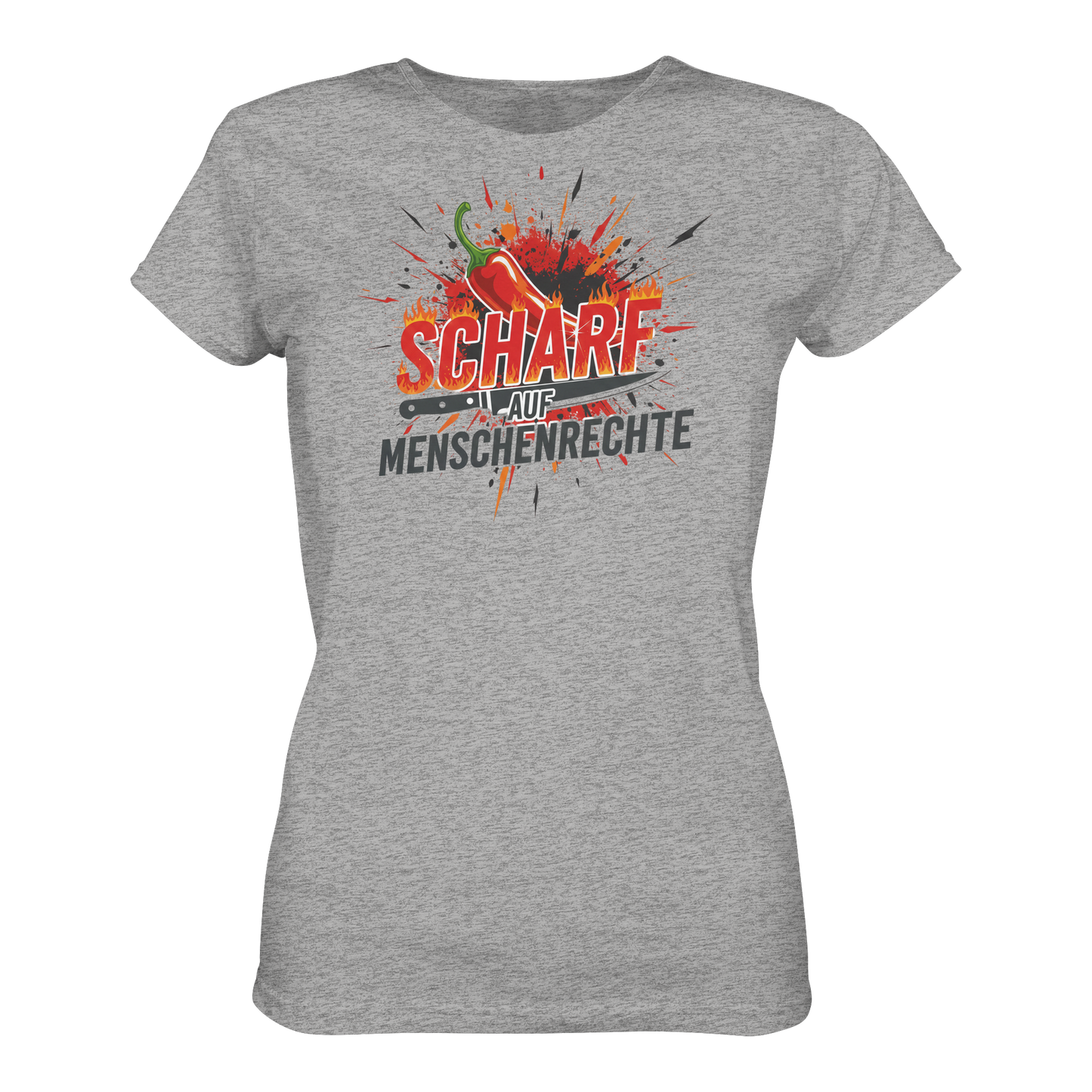 Scharf auf Menschenrechte - Demokratie - Ladies Organic Shirt