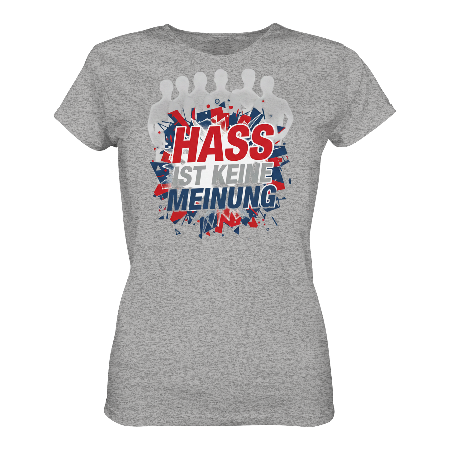 Hass ist keine Meinung  - Demokratie - Ladies Organic Shirt