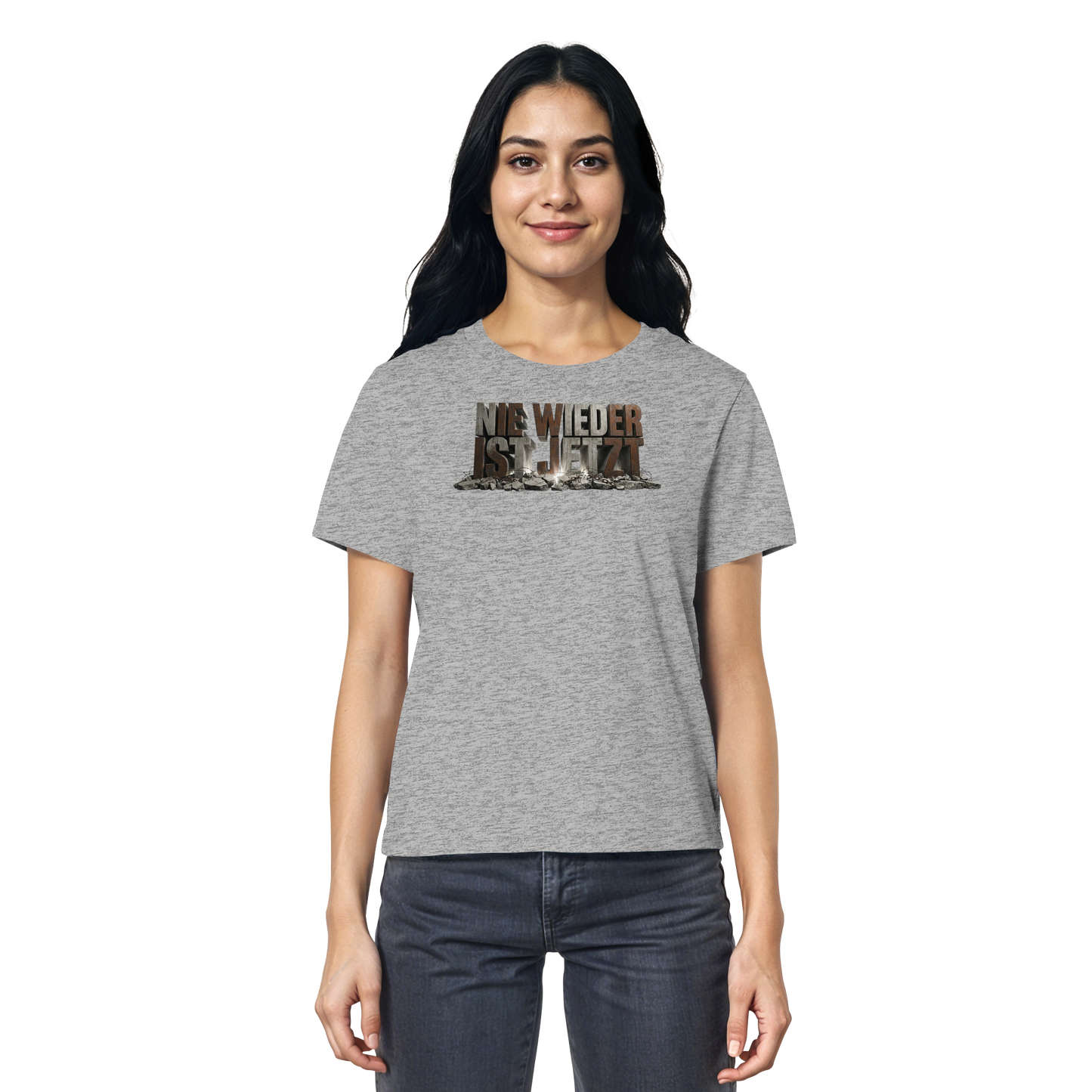 Nie wieder ist jetzt  - Demokratie  - Ladies Organic Shirt