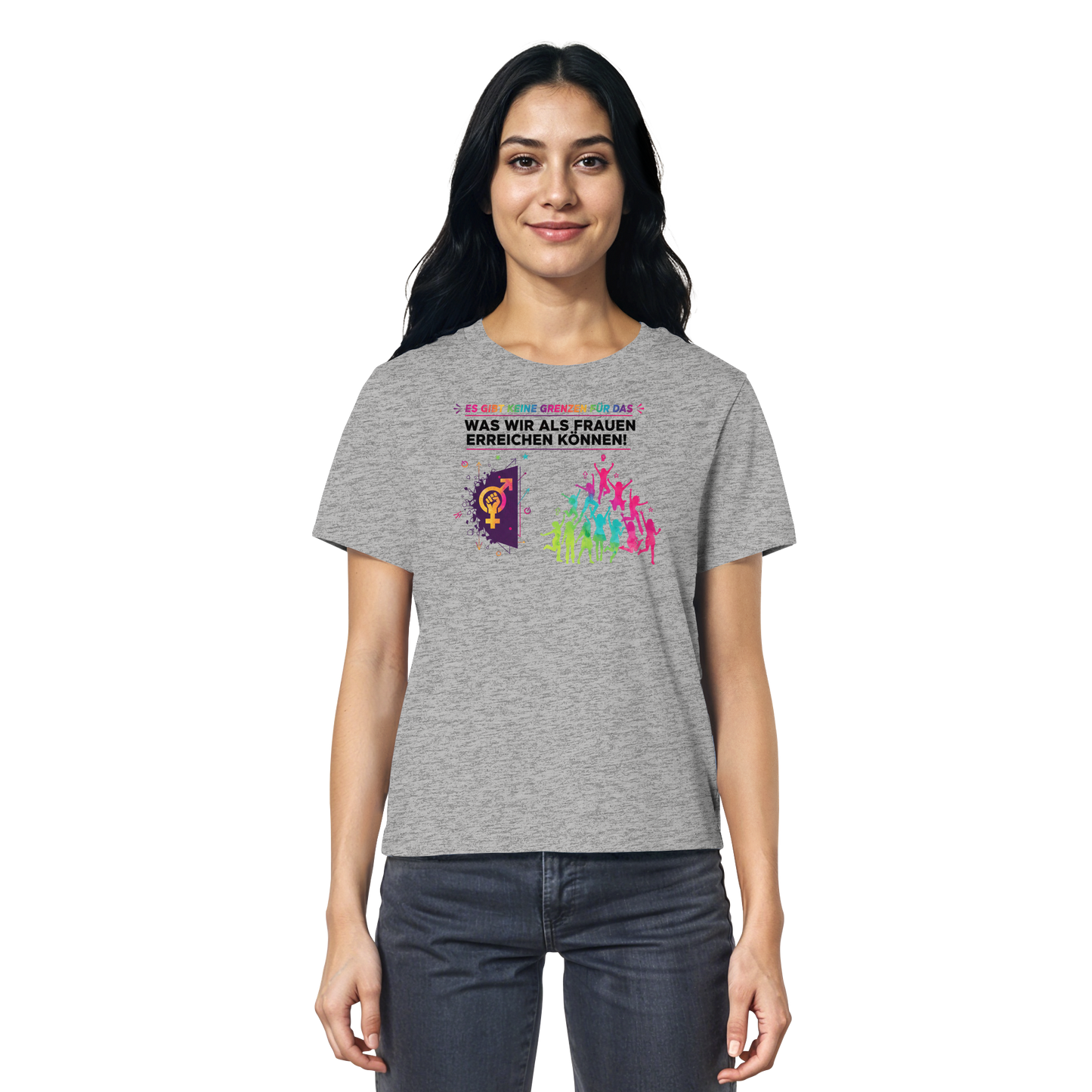 Es gibt keine Grenzen für das, was wir als Frauen erreichen können  - Frauenrechte - Ladies Organic Shirt