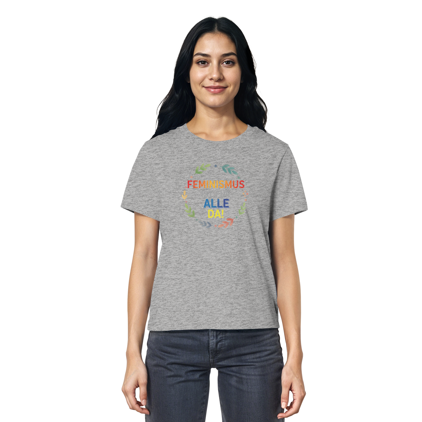 Feminismus ist für alle da - Ladies Organic Shirt