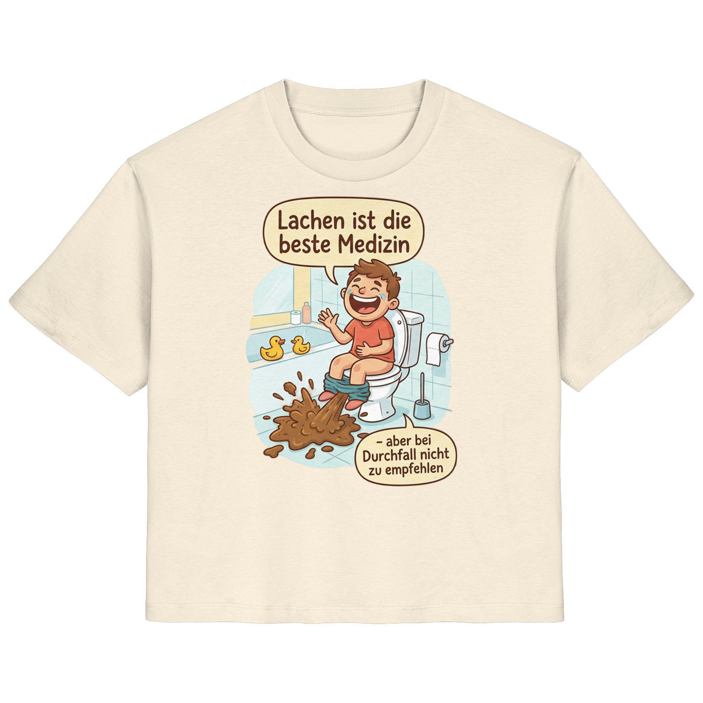 Lachen ist die beste Medizin - Medizinhumor - Ladies Organic Shirt