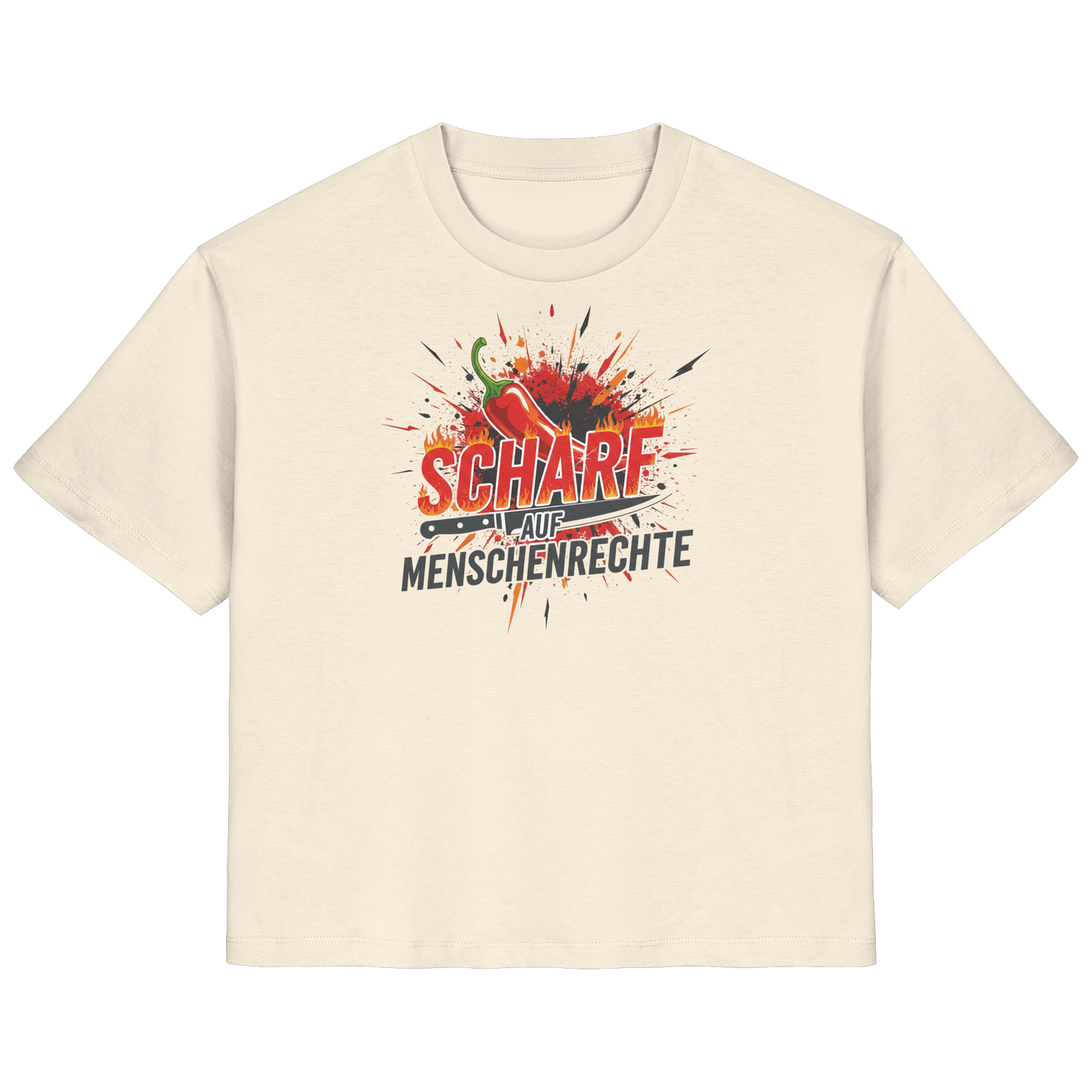 Scharf auf Menschenrechte - Demokratie - Ladies Organic Shirt
