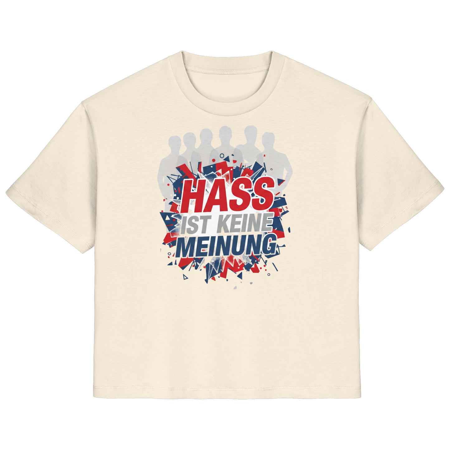 Hass ist keine Meinung  - Demokratie - Ladies Organic Shirt