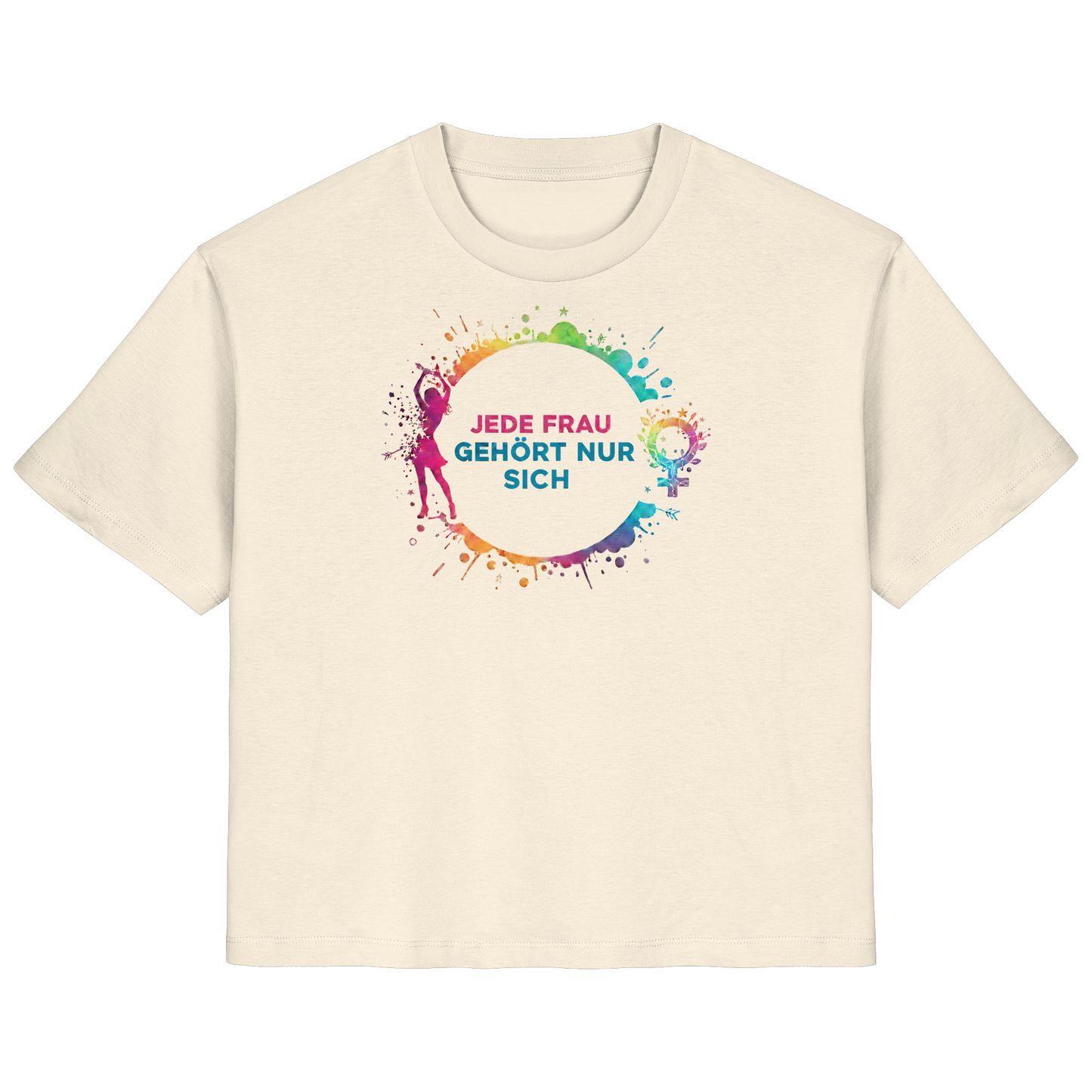 Jede Frau gehört nur sich - Feminismus - Ladies Organic Shirt