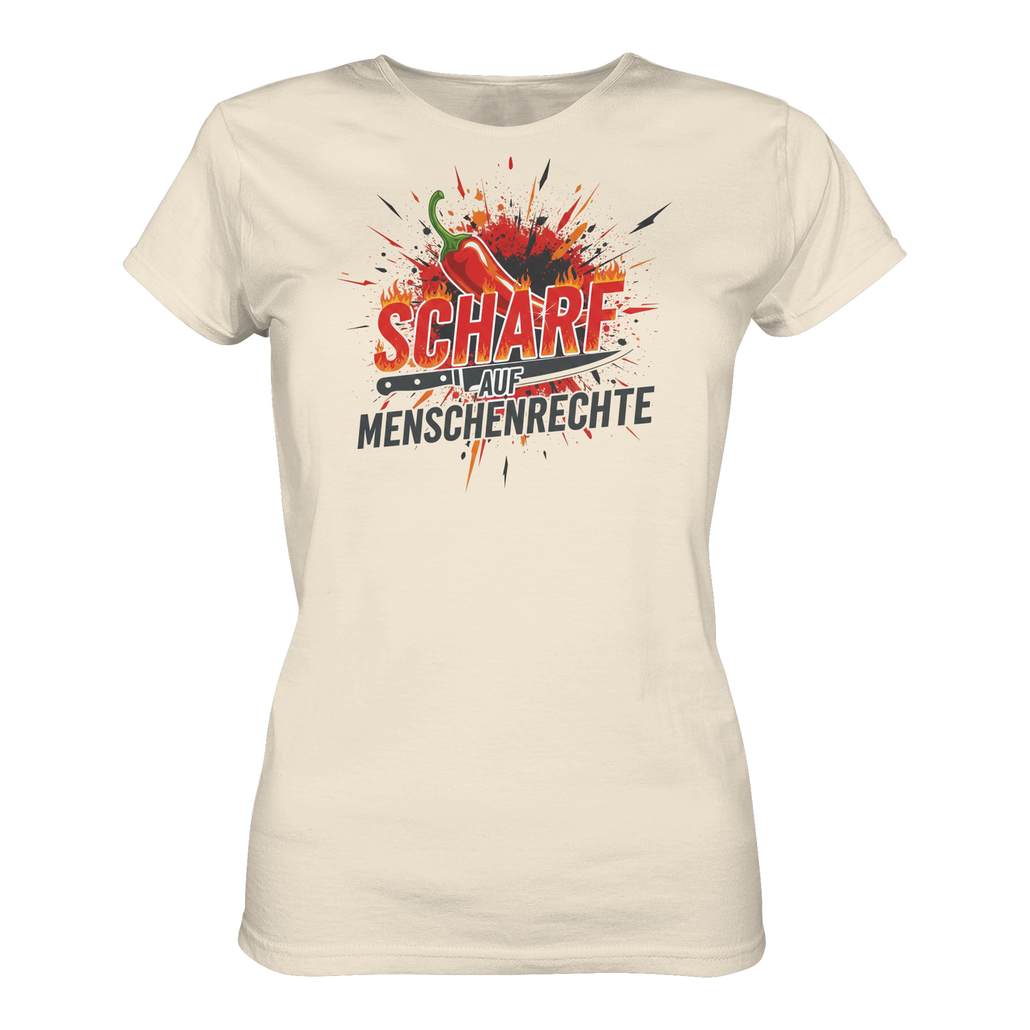 Scharf auf Menschenrechte - Demokratie - Ladies Organic Shirt