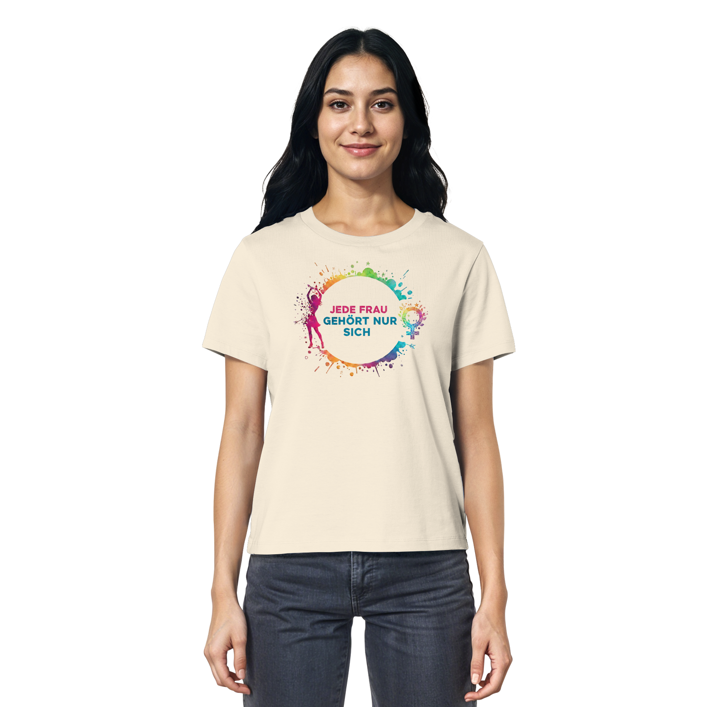 Jede Frau gehört nur sich - Feminismus - Ladies Organic Shirt
