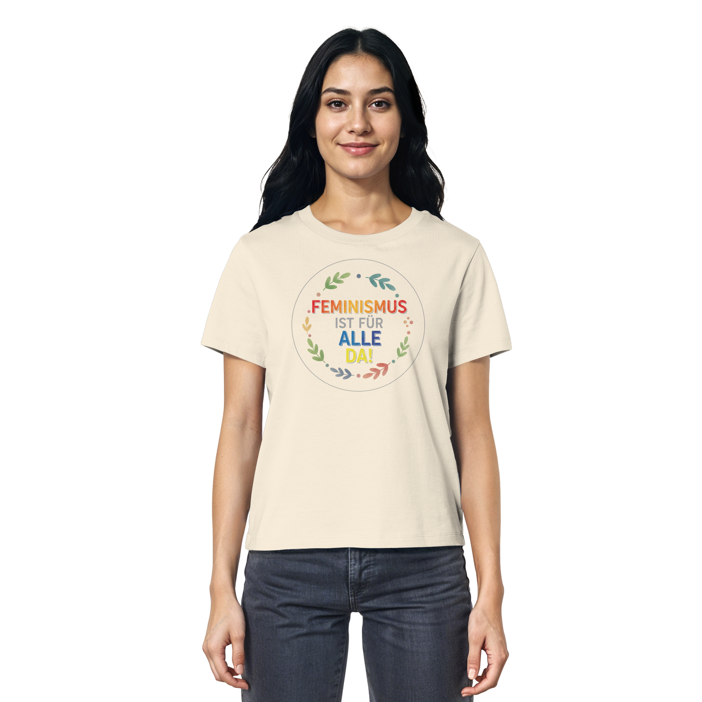 Feminismus ist für alle da - Ladies Organic Shirt