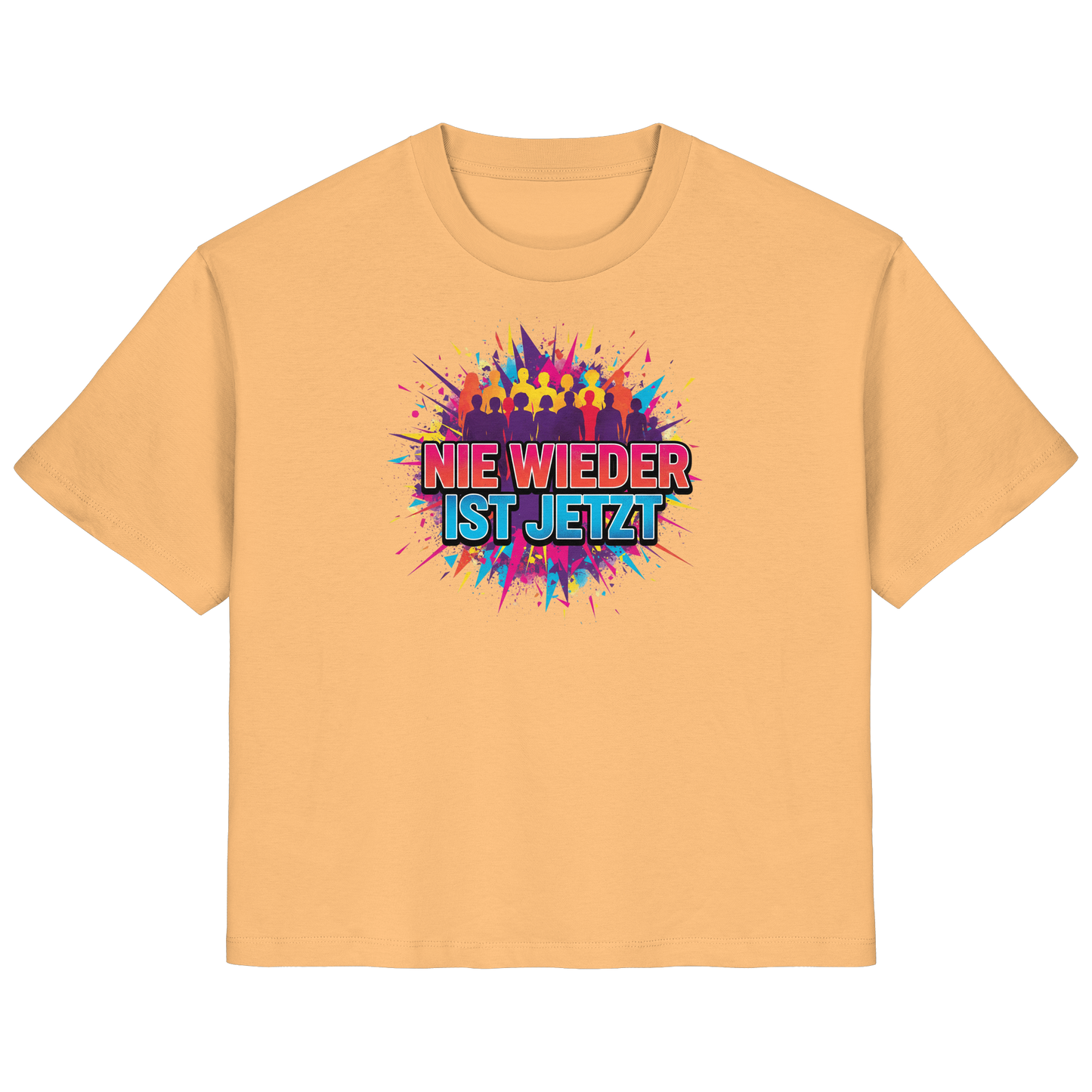 Nie wieder ist jetzt  (bunt) - Demokratie  - Ladies Organic Shirt