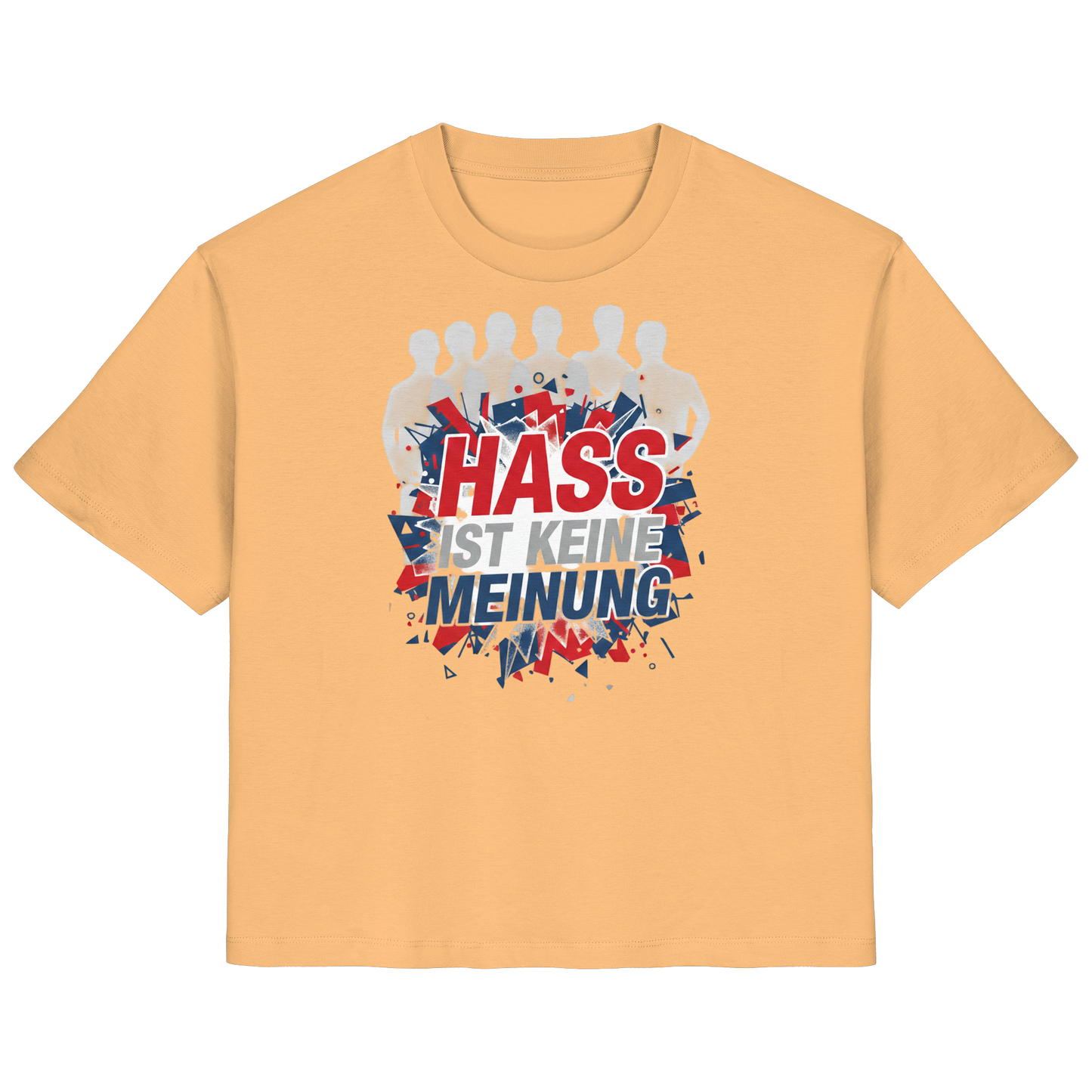 Hass ist keine Meinung  - Demokratie - Ladies Organic Shirt