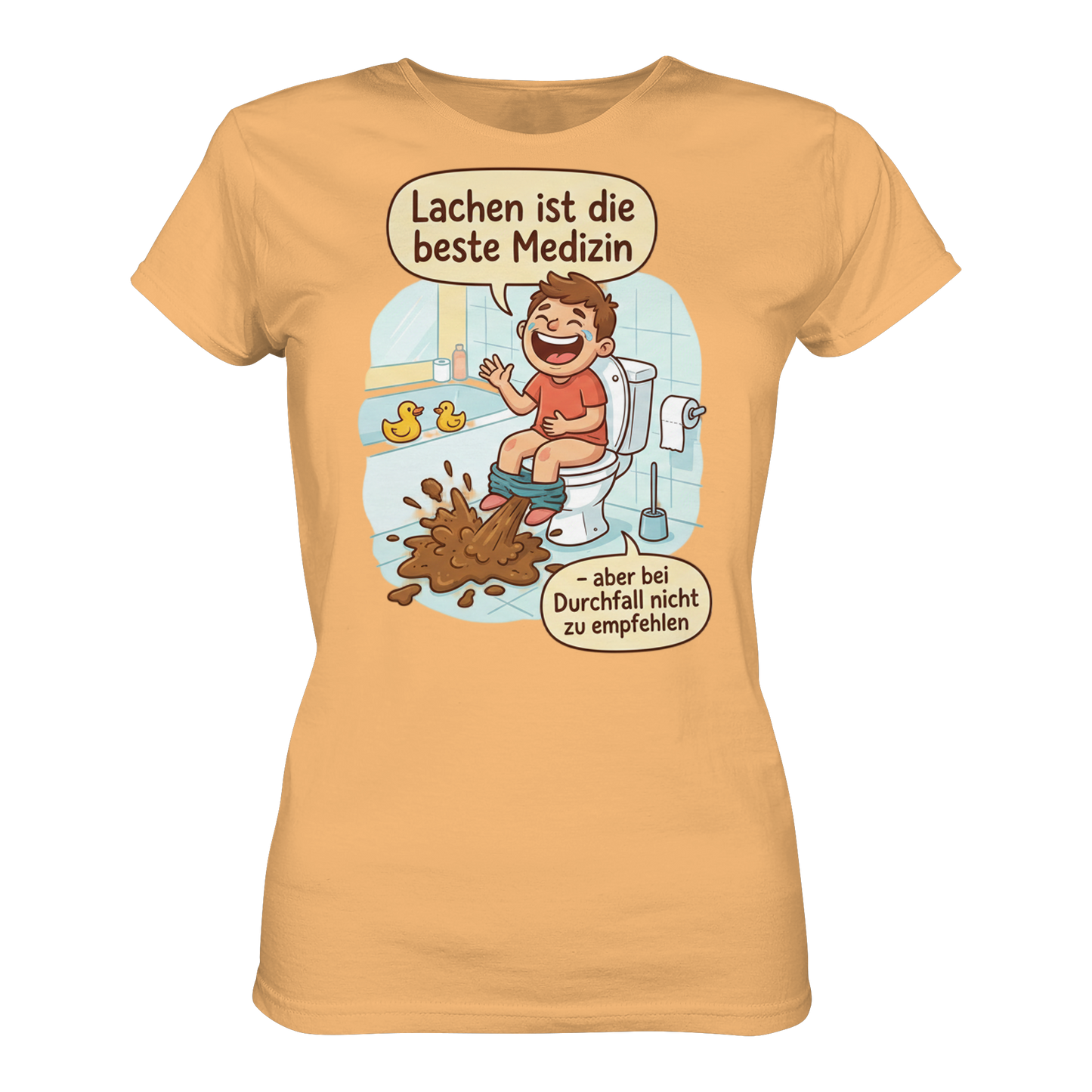 Lachen ist die beste Medizin - Medizinhumor - Ladies Organic Shirt