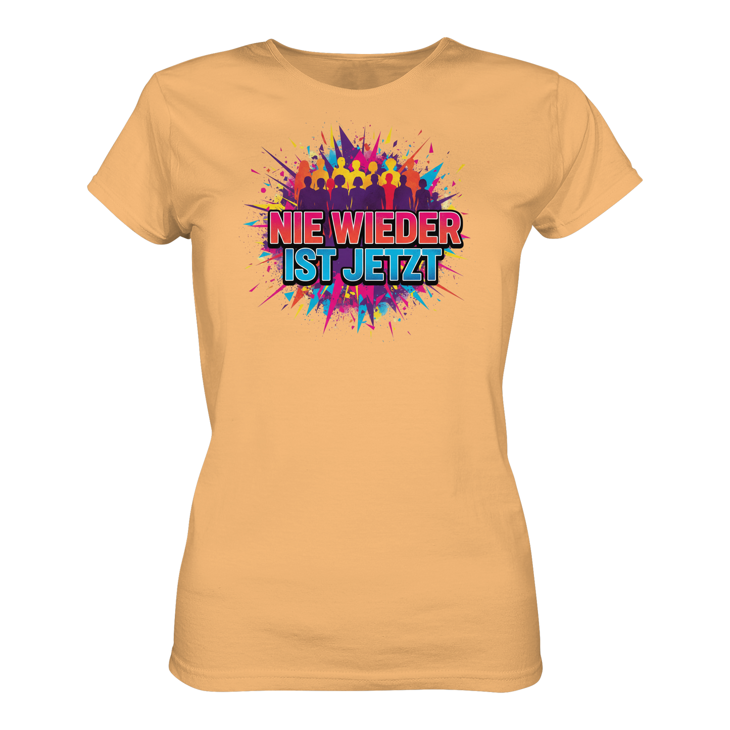 Nie wieder ist jetzt  (bunt) - Demokratie  - Ladies Organic Shirt