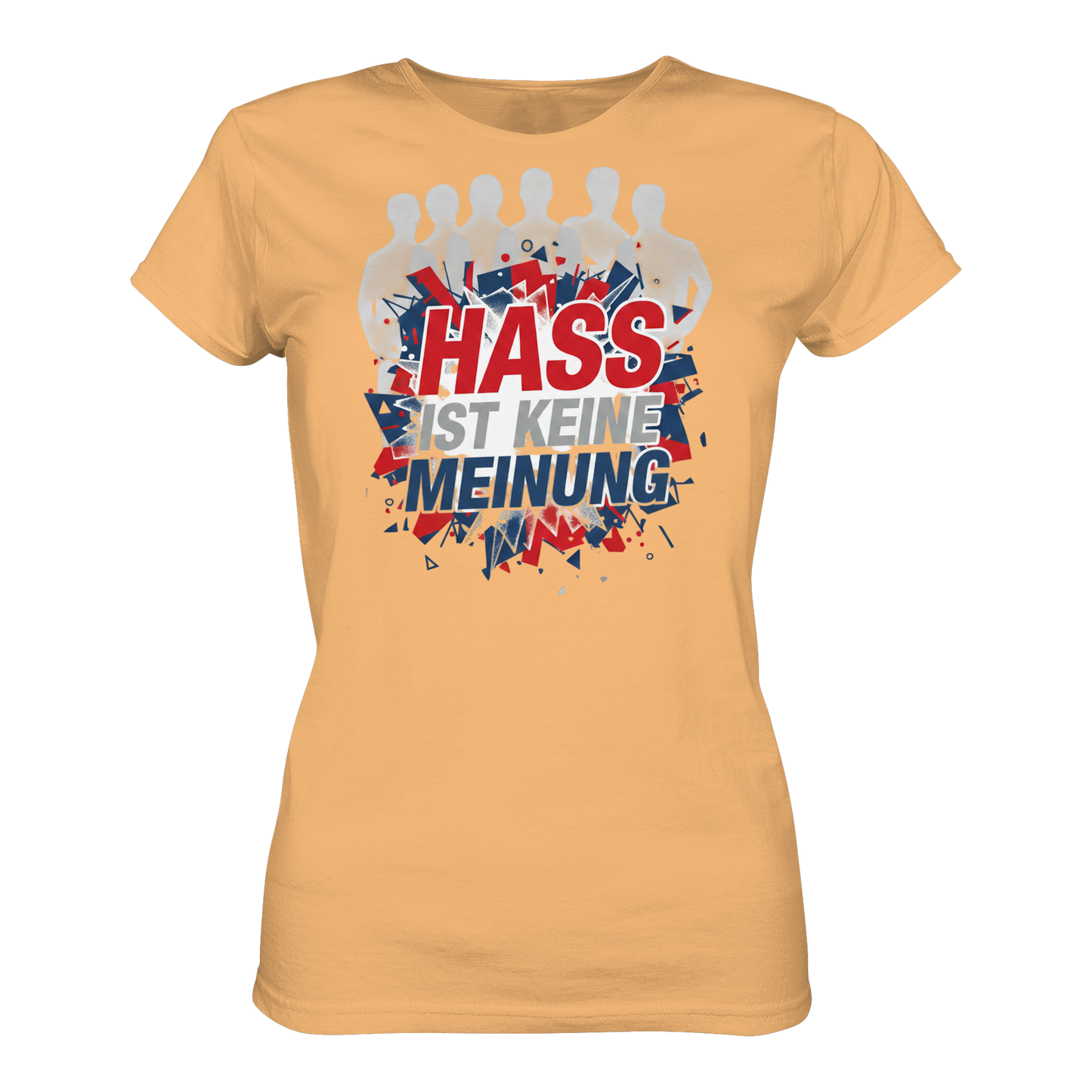 Hass ist keine Meinung  - Demokratie - Ladies Organic Shirt