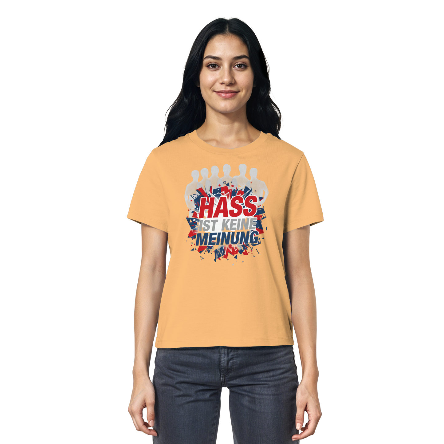 Hass ist keine Meinung  - Demokratie - Ladies Organic Shirt