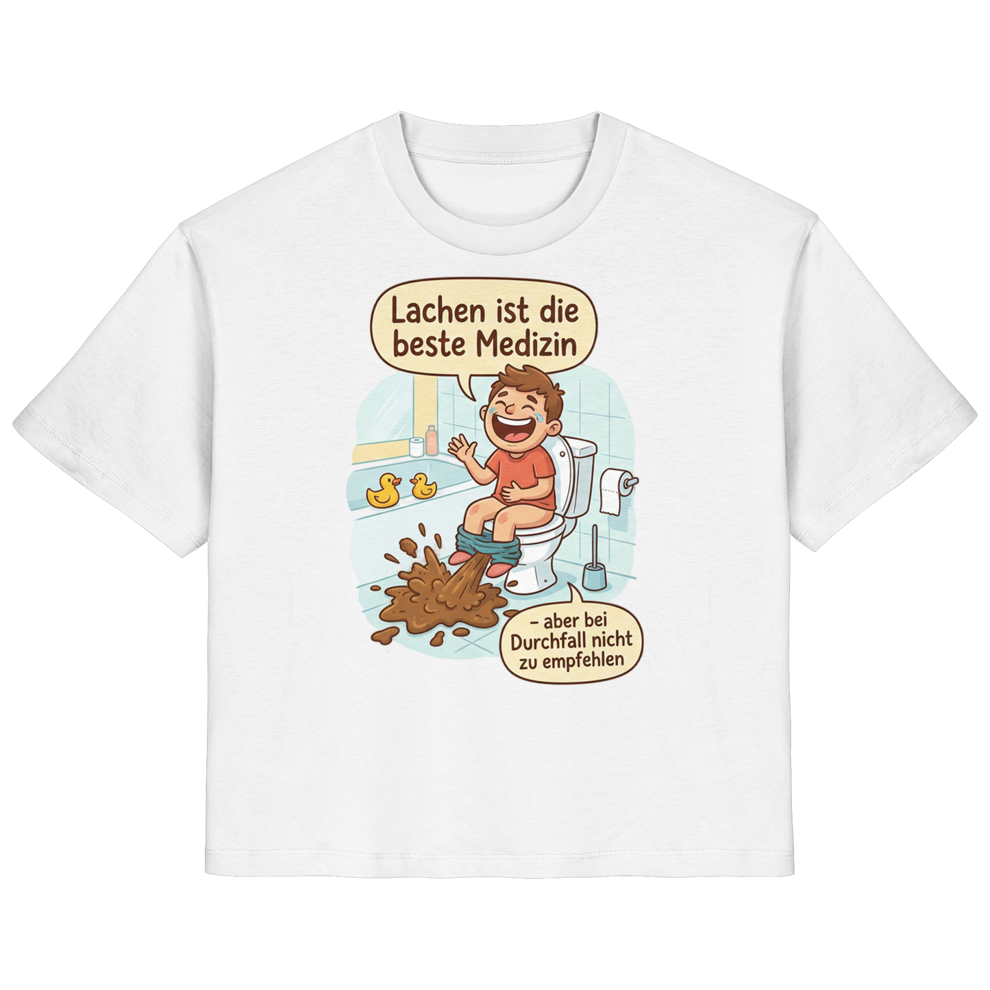 Lachen ist die beste Medizin - Medizinhumor - Ladies Organic Shirt