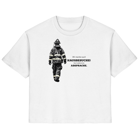 Wir machen auch Hausbesuche! Nach telefonischer Absprache. - Feuerwehr - Ladies Organic Shirt