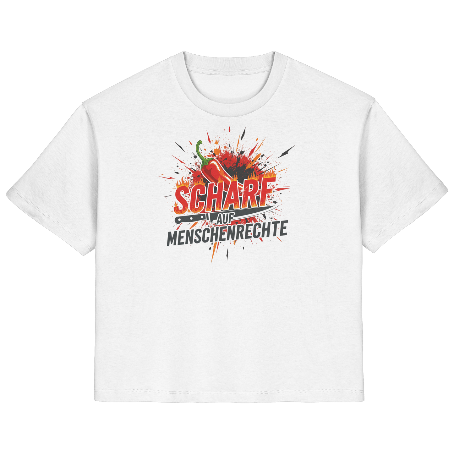 Scharf auf Menschenrechte - Demokratie - Ladies Organic Shirt
