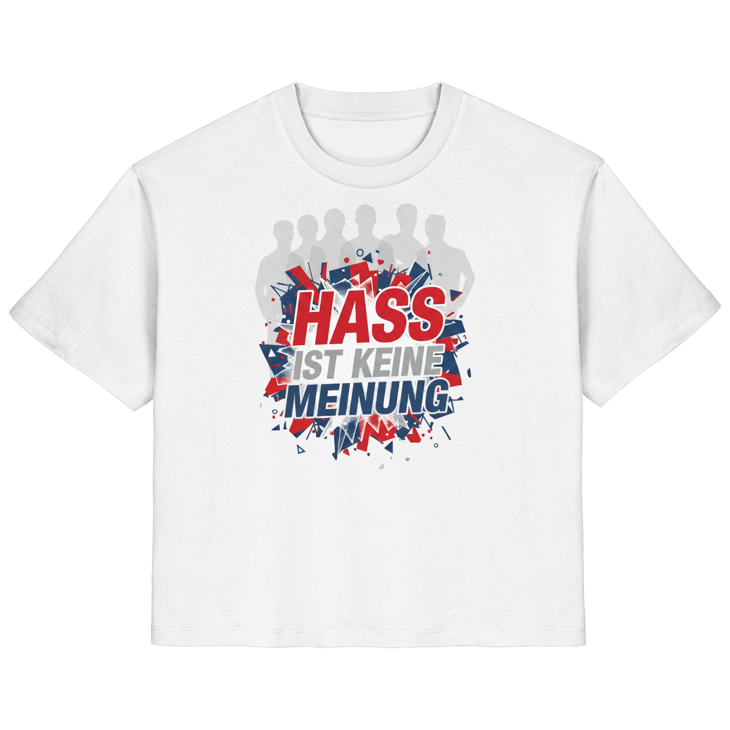 Hass ist keine Meinung  - Demokratie - Ladies Organic Shirt