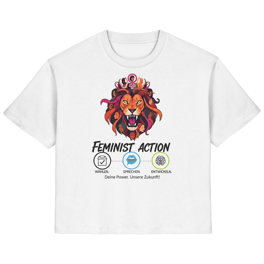 Feminist Action - Feminismus - Ladies Organic Shirt