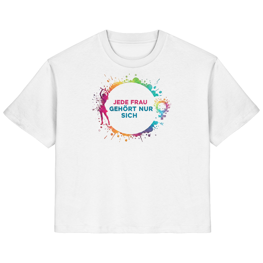 Jede Frau gehört nur sich - Feminismus - Ladies Organic Shirt