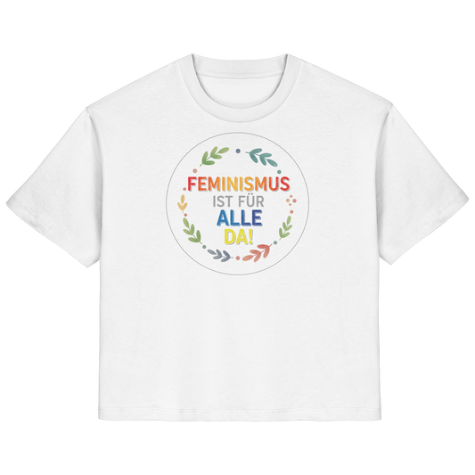 Feminismus ist für alle da - Ladies Organic Shirt