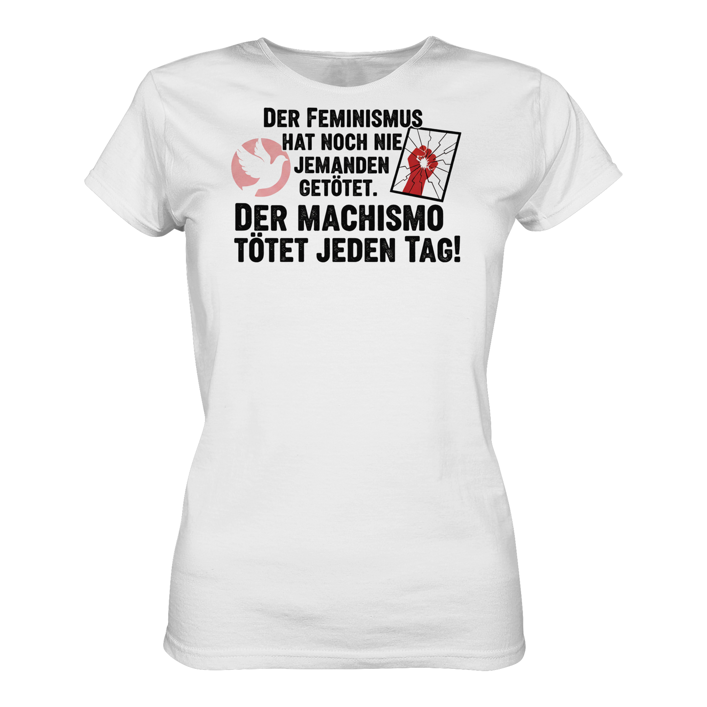 Der Feminismus hat noch nie jemanden getötet. Der Machismo tötet  jeden Tag! - Frauenrechte - Ladies Organic Shirt