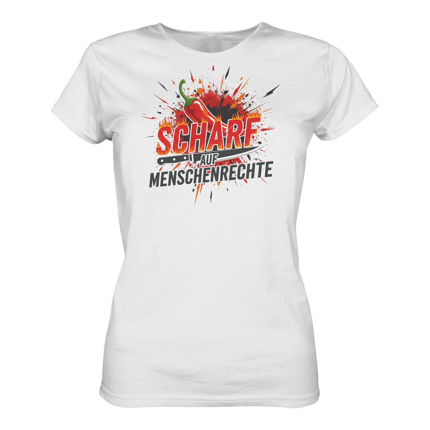 Scharf auf Menschenrechte - Demokratie - Ladies Organic Shirt
