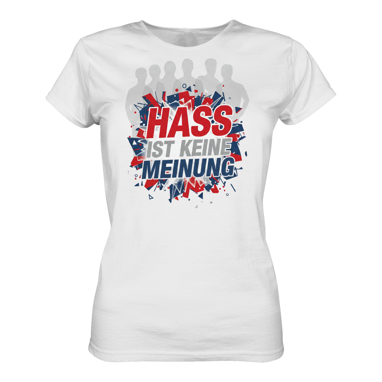 Hass ist keine Meinung  - Demokratie - Ladies Organic Shirt