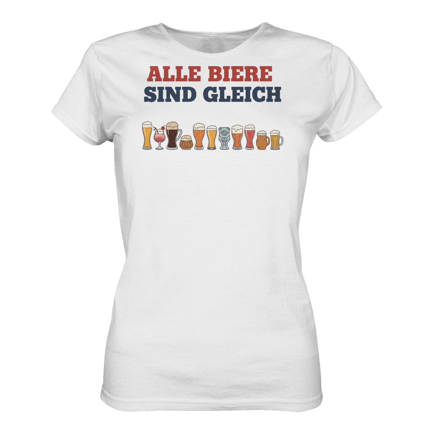 Alle Biere sind gleich  - Demokratie - Ladies Organic Shirt
