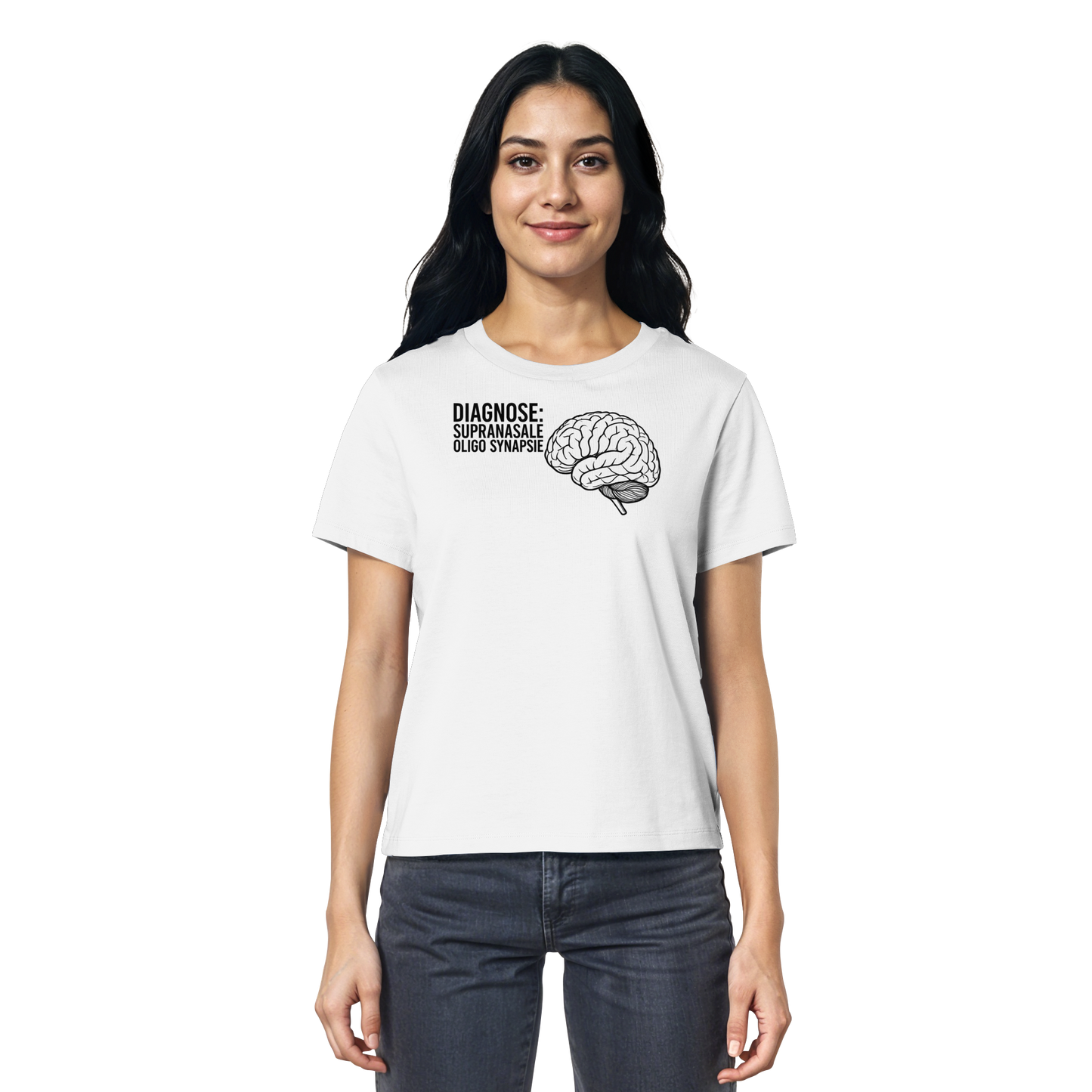 Diagnose: Supranasale Olingo Synapsie - Medizinhumor - Ladies Organic Shirt