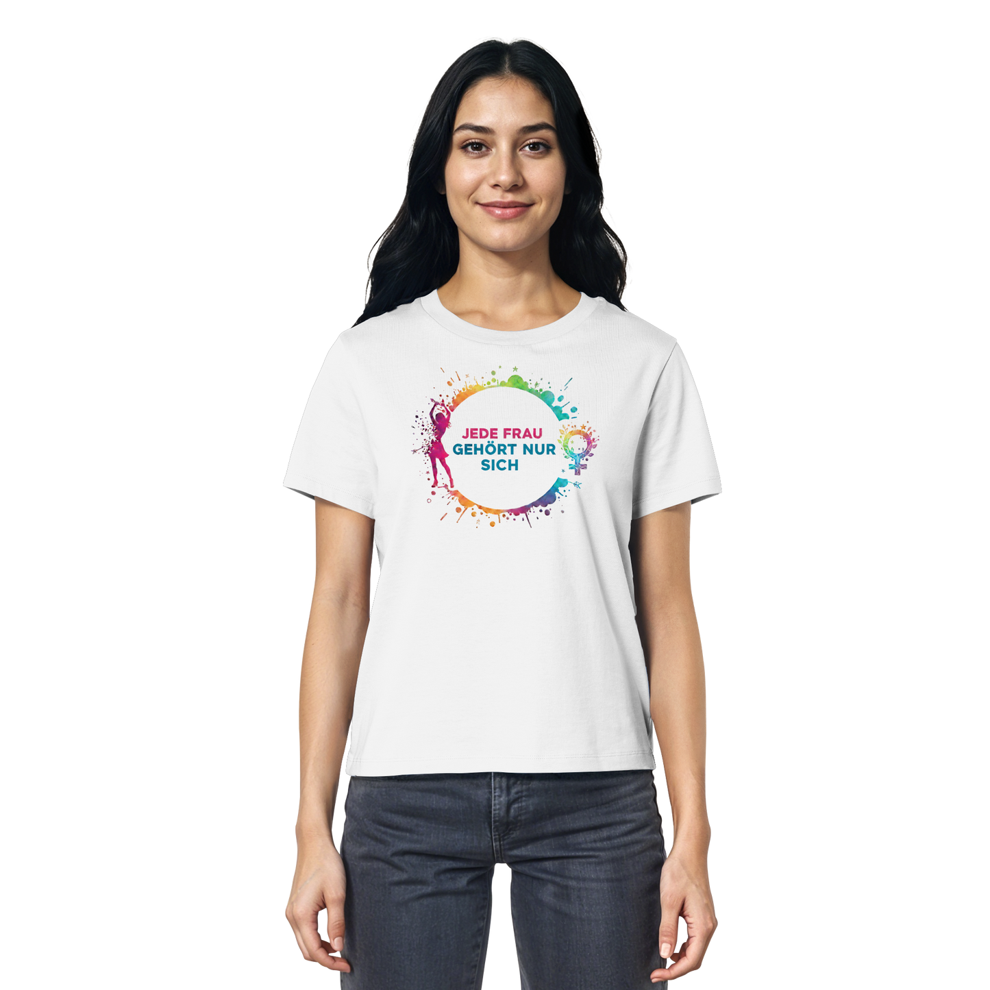 Jede Frau gehört nur sich - Feminismus - Ladies Organic Shirt