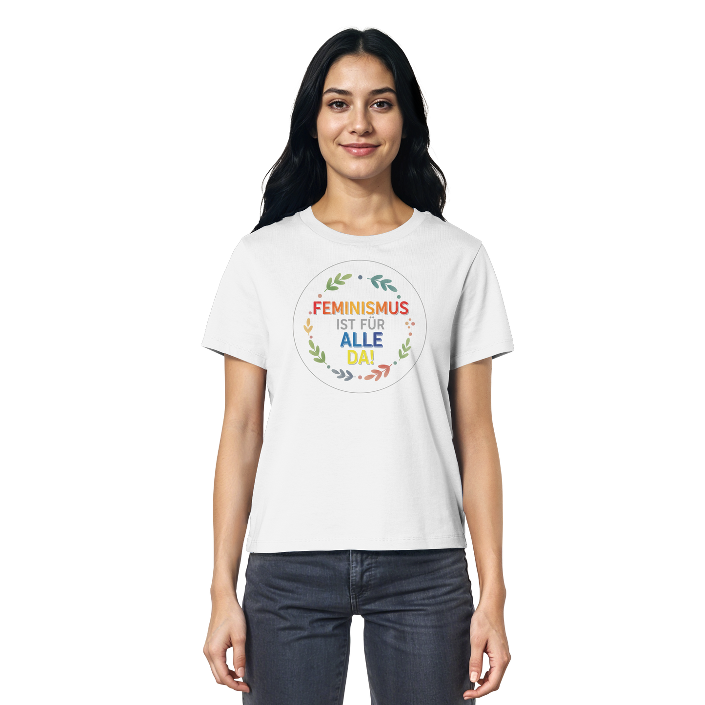 Feminismus ist für alle da - Ladies Organic Shirt