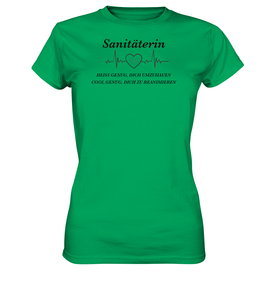 Sanitäterin - heiß und cool - Ladies Premium Shirt