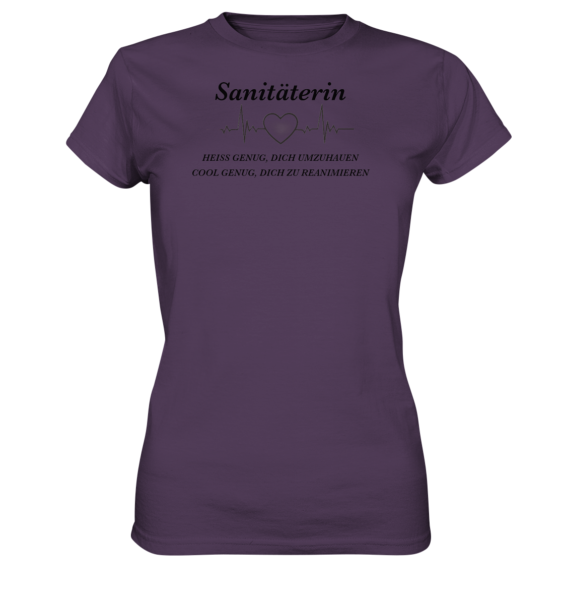 Sanitäterin - heiß und cool - Ladies Premium Shirt