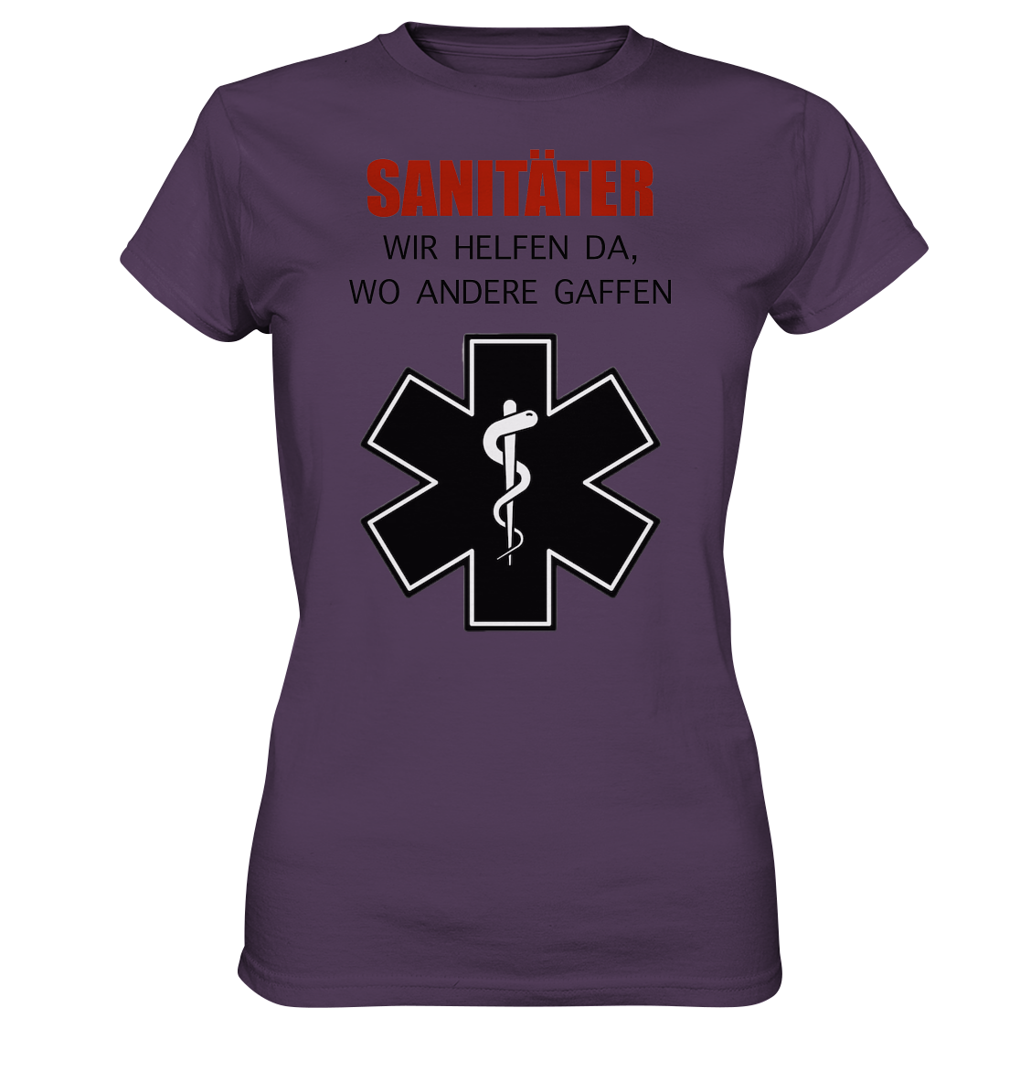 Sanitäter Wir helfen da, wo andere Gaffen - Ladies Premium Shirt